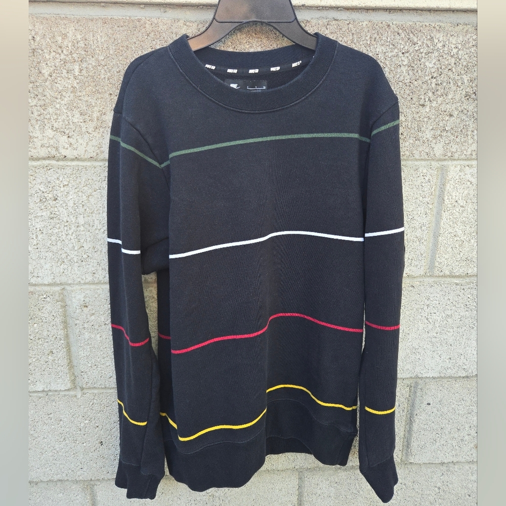 Nike Skateboarding Black Striped Sweater